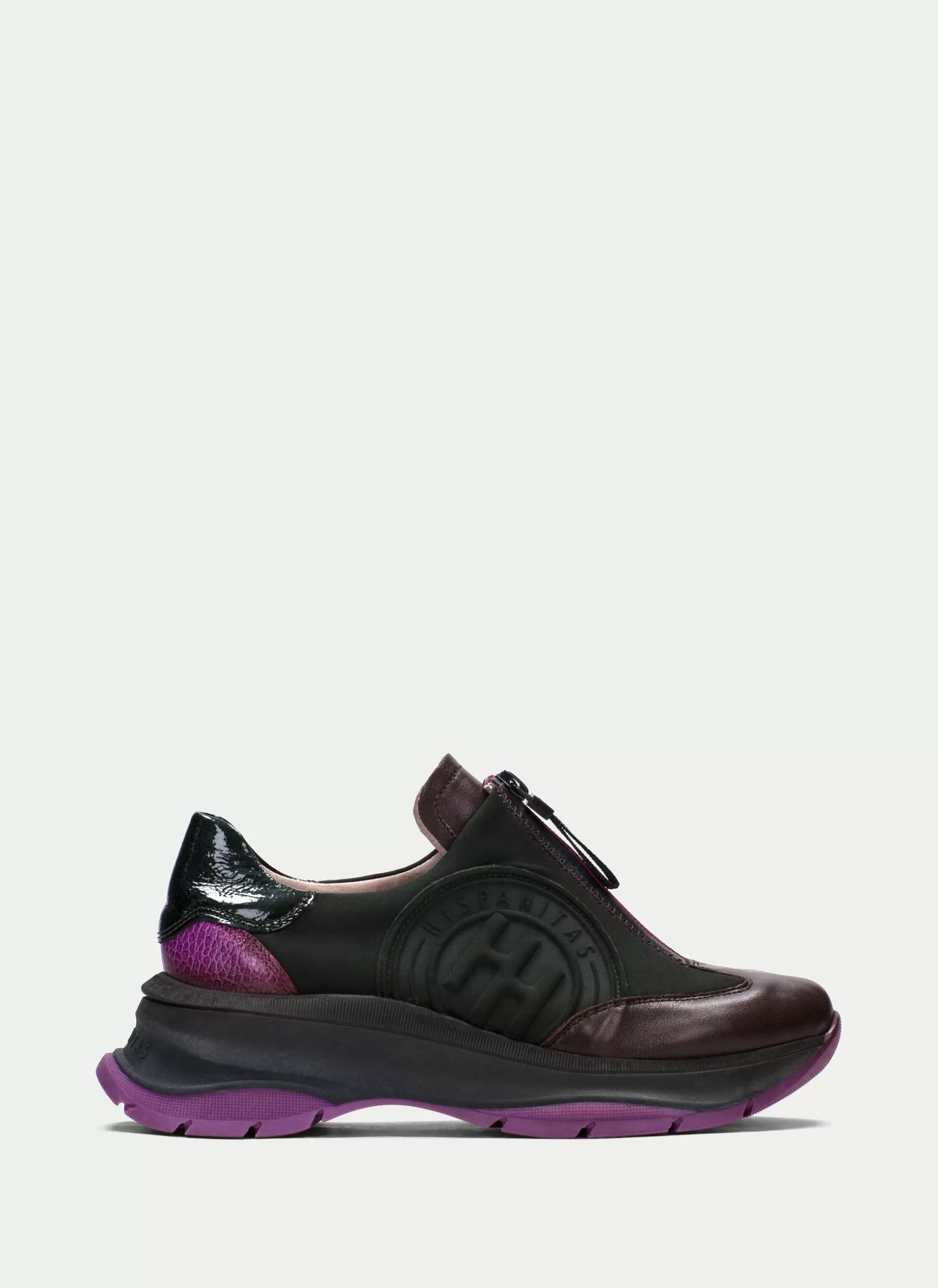 Sneakers<HISPANITAS Sneakers Alaska Forest Marrom Magenta